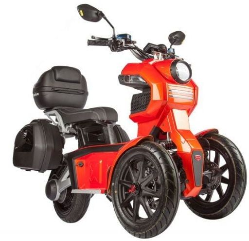 Электроскутер Doohan iTank EV3 Pro 1500W Red Электроскутер Doohan iTank EV3 Pro 1500W Red